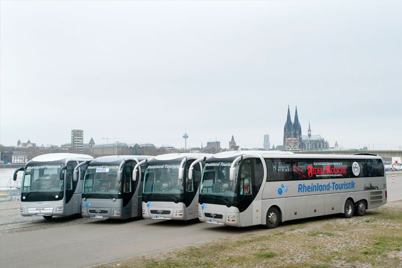 Vereinsbus mieten in Köln, Bonn, Düsseldorf und im Rheinland
